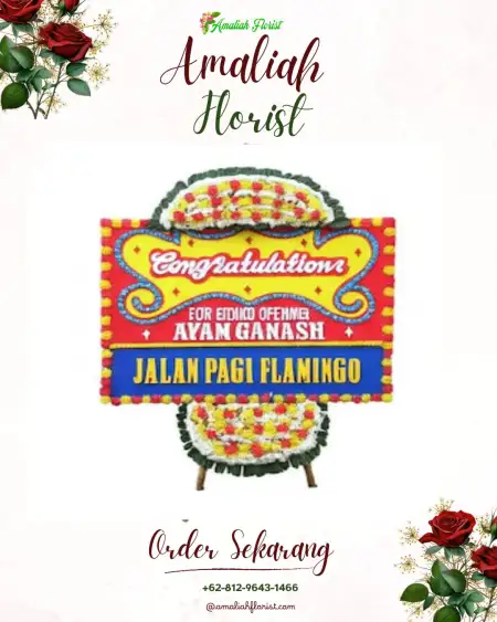 Sewa Papan Bunga Batu Bara